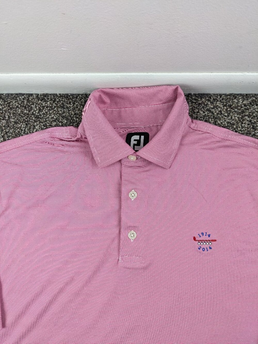 Sunnybrook Golf Club Polo Shirt FootJoy 100th Anniversary Performance Mens Large
